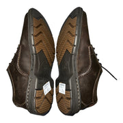 Men's Lace-Up Leather Shoes, Brown