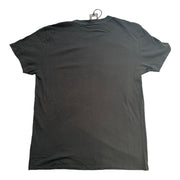 Men's Graphic Print Crew Neck T-Shirt, Dark Gray