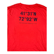 Men's Graphic Scoop Neck Relaxed Fit T-Shirt, Red