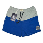 Men's Slip-On Swim-shorts with Adjustable Drawstrings & Internal Lining, Blue