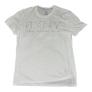 Men's T-Shirt – Word Grid Logo Graphic in Blue