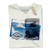 Men's Graphic T-Shirt – Coastal Vibes in Off-White