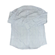 Men's Cotton Striped Long Sleeve Tailored Fit Formal Shirt, Baby Blue