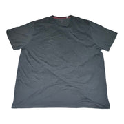 Men's Solid T-Shirt & Graphic Elastic Waistband Shorts Pyjama Set, Grey