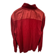Men’s Half-Zip Knit Sweater, Dark Red