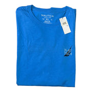 Men's Graphic T-Shirt – Blue or White with Bold Back Print