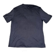 Men's Basic Solid Scoop Neck T-Shirt, Navy