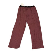 Men's Solid Slip-On Elastic Waistband with Brand Name Comfort Pajama Pants