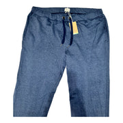 Men's Solid Slip-On Stretchy Elastic Waistband Loungewear Joggers, Royal Blue