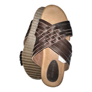 Men's Comfort Leather Slides, Brown