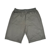 Men's Solid Slip-On Comfort Fit Pajama Shorts with Elastic Waistband, Dark Grey