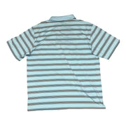 Men's Striped Polo Neck Relaxed Fit T-Shirt