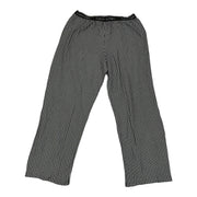 Men's Solid Slip-On Elastic Waistband with Brand Name Comfort Pajama Pants