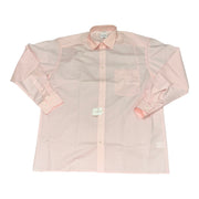 Men's Solid Long Sleeve Side Pocket Tailored Fit Formal Shirt, Pink