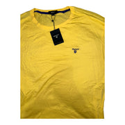 Men's Brand Name Logo Round Neck T-Shirt