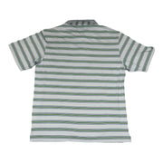 Men's Striped Polo Neck Relaxed Fit T-Shirt