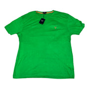 Men's Brand Name Logo Round Neck T-Shirt