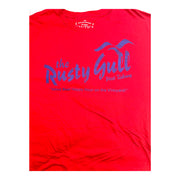 Men's Graphic Print Crew Neck T-Shirt, Red