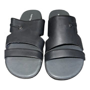 Men's Comfort Leather Daily Sandals, Black
